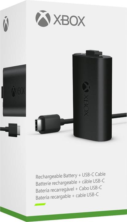 Image du produit Microsoft Xbox Play & Charge Kit (USB-C) (Xbox Series S, Xbox Series X, Xbox One X, Xbox One S)