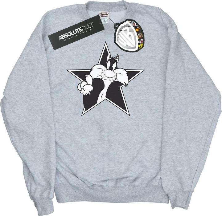 Produktbild Looney Tunes Sylvester Mono Star Sweatshirt (S)