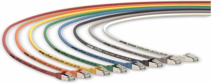 Image du produit Lapp Câble réseau CAT.6a Etherline LAN, certification UL, 5,0 m, vert (CAT6a)