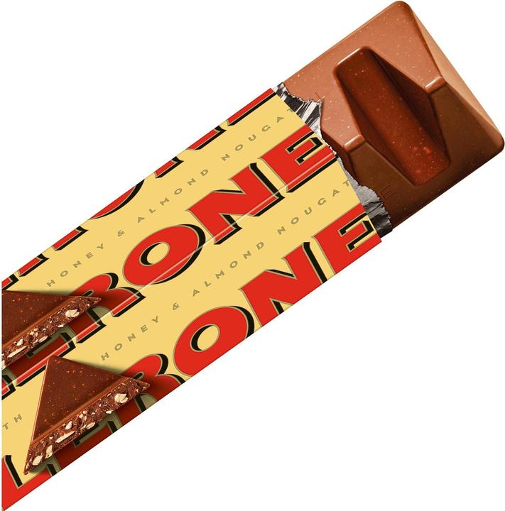 Produktbild Toblerone Milchschokolade mit Honig- und Mandel-Nougat (360 g)