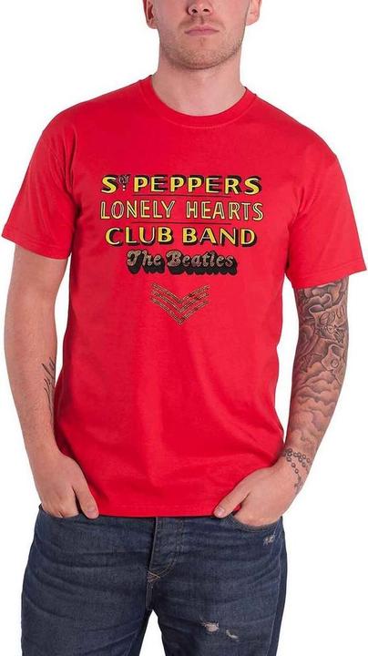 Image du produit Adulte Sgt Pepper Stacked Tee shirt embelli (L)