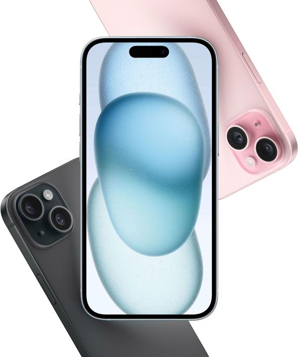 Produktbild Apple iPhone 15 (512 GB, Yellow, 6.10", SIM + eSIM, 48 Mpx, 5G)