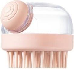 Image du produit Ecarla Masseur pour le cuir chevelu. Applicateur de gommage pour cheveux et applicateur de masque rose