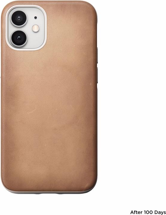Actual product image Nomad Rugged Case MagSafe Natural leather iPhone Mini (Apple iPhone 12 mini)