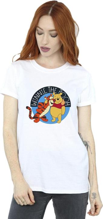 Actual product image Disney Womens/Ladies Winnie The Pooh With Tigger Cotton Boyfriend T-Shirt (L)