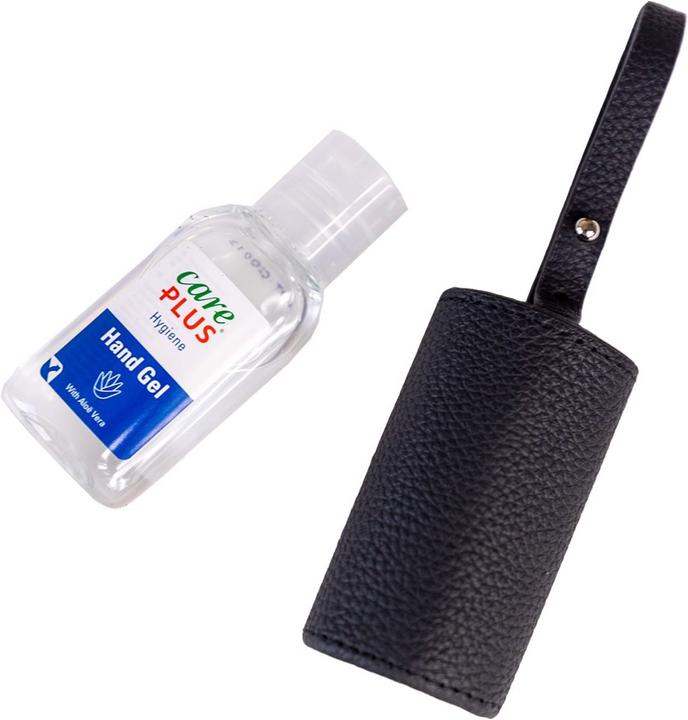 Image du produit Carry & Co. Étui en cuir Handcare avec bouton noir