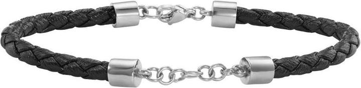 Actual product image Bijouteria Bracelet (19 cm, Leather, Stainless steel)