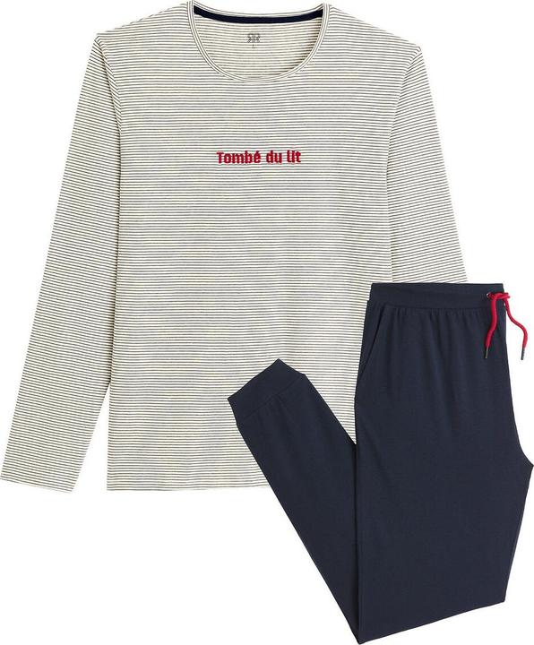 La Redoute Collections Pyjama aus Bio-Baumwolle