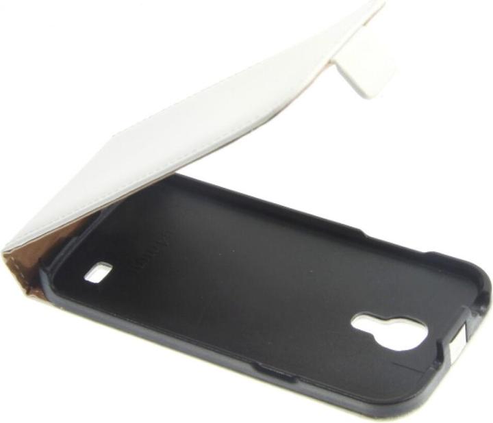 Image du produit OEM Étui à rabat en cuir Slim Galaxy S4 mini - Blanc (Samsung Galaxy S4 mini, Samsung Galaxy S4 Zoom)