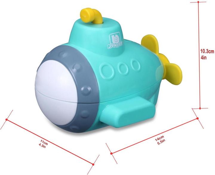 Actual product image BB Junior Splash'n Play submarine with lights