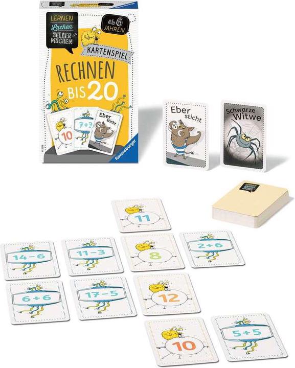 Produktbild Ravensburger Kartenspiel Rechnen bis 20 (Deutsch)