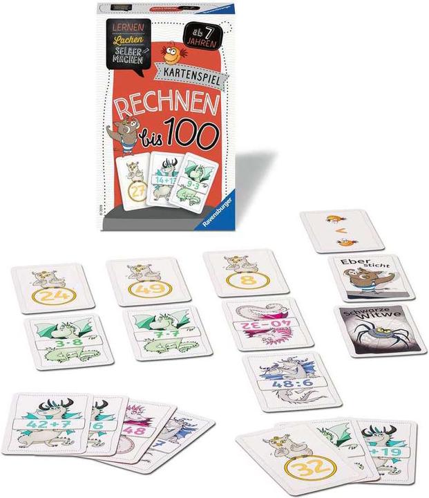 Image du produit Ravensburger Jeu de cartes, Calculer jusqu'à 100 (Allemand)