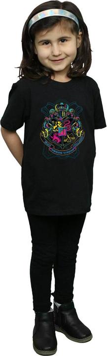 Image du produit - T-shirt NEON HOGWARTS CREST - Fille (152, 158)