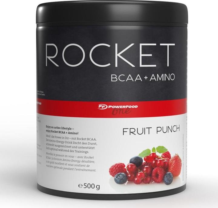Actual product image PowerFood One One Rocket BCAA (Fruit Punch, 1 pcs., 500 g)