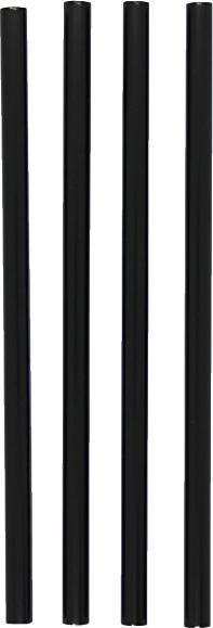 Immagine prodotto Papstar Cannucce - - Tubi PP BLACK Box a 25 cm / 8 mm Germania (8100 x)