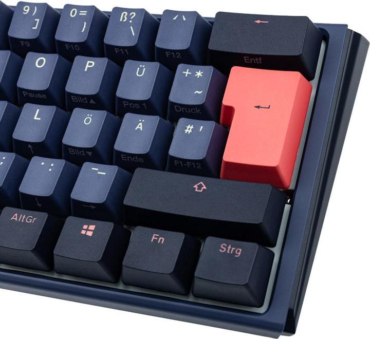 Image du produit Ducky One 3 Cosmic Blue Mini Gaming Keyboard, RGB LED - MX-Speed-Silver (DE, Filaire)