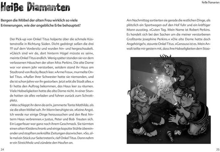 Immagine prodotto Die drei??? Kids: Schattendiebe. 30 spannende Ratekrimis! (Tedesco, Ulf Blanck, Stefanie Wegner, 2022)