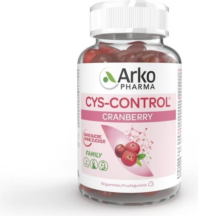Immagine prodotto Arkopharma Cys-control Gummies (60 Pezzo/i, Gomme, 190 g)