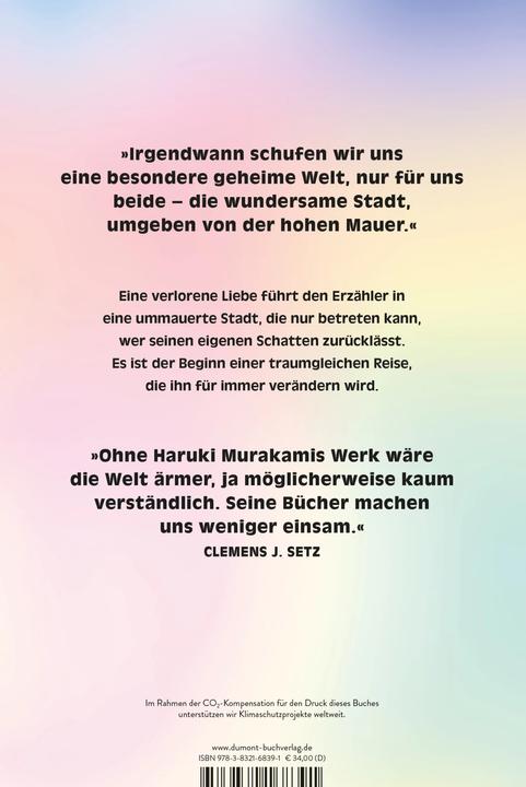 Actual product image Die Stadt und ihre ungewisse Mauer (German, Haruki Murakami, 2024)