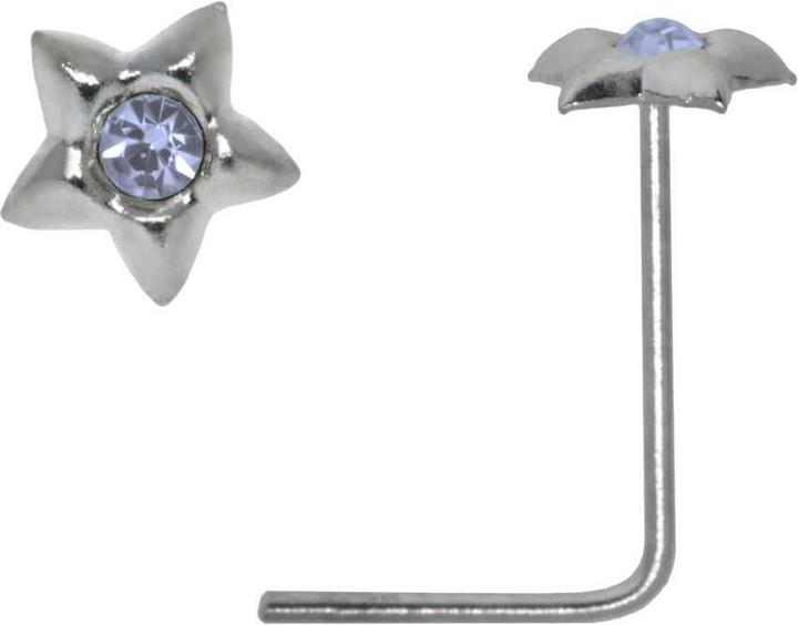 Produktbild Bijouteria Nasenpiercing (Silber 925, Kristall)