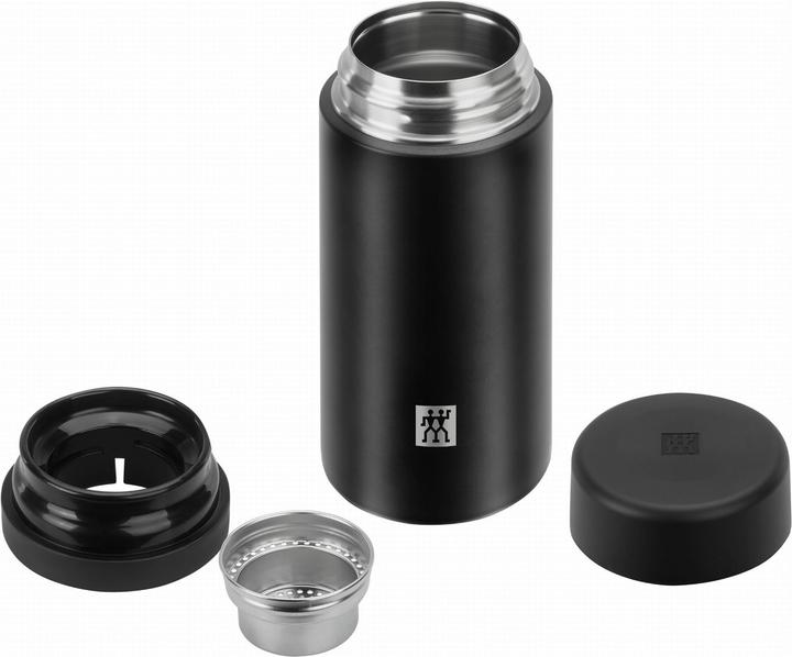Actual product image Zwilling Thermo Tea & Fruit Infuser Bottle, 420 ml, matt black (0.42 l)