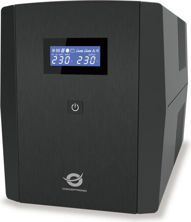 Productafbeelding Conceptronic 2 x Schuko/3 x IEC, AC, 2200 VA (2200 VA, 1320 W, Lijninteractief UPS)