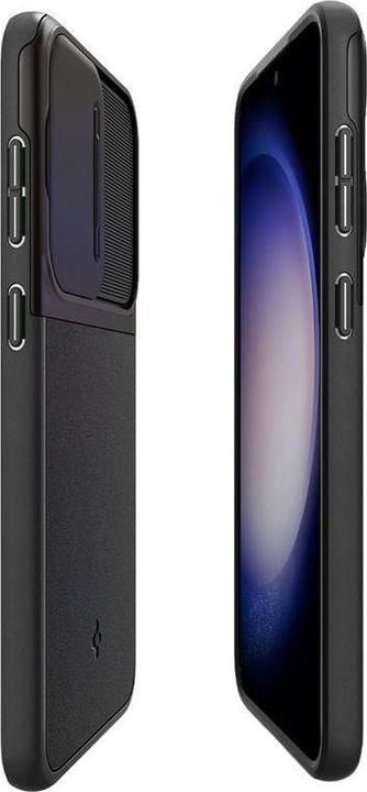 Actual product image Spigen Optik Armor Case for S911B Samsung Galaxy S23 - black (Samsung Galaxy S23)