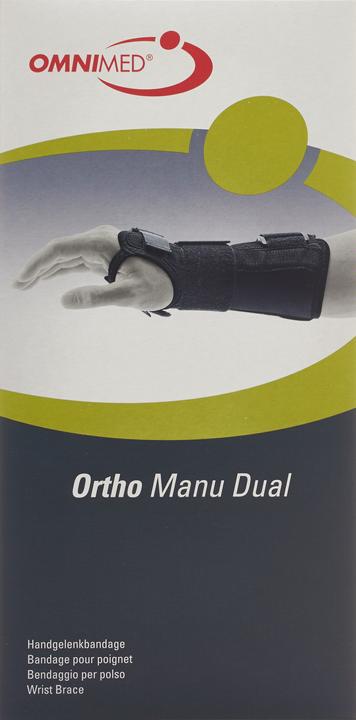Actual product image Omnimed Ortho Manu Dual Wristba M black (M)
