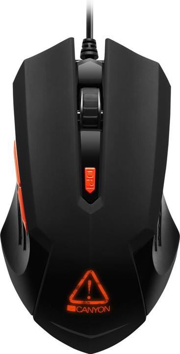 Produktbild Canyon Gaming mouse Star Rider, with RGB backlight, Macro, 6 programmable buttons, Pixart 3168 Optic (Kabelgebunden)