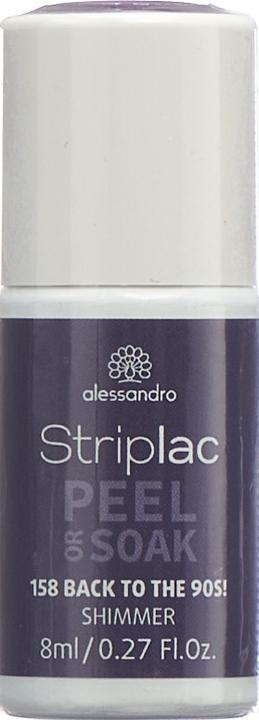 Actual product image Alessandro Striplac Peel or Soak - Back to the 90s! (Purple, Grey, Peelable nail polish)