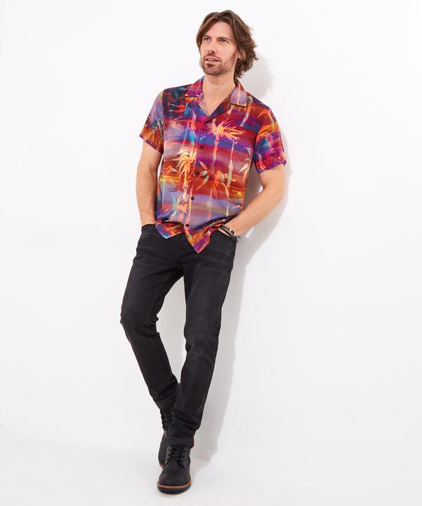 Immagine prodotto Joe Browns Sunset Palm Tree Short Sleeve Shirt (S)