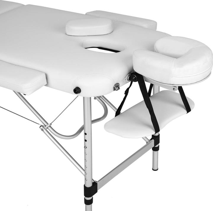 Immagine prodotto tectake Lettino per massaggi a 3 zone con schienale e bolster