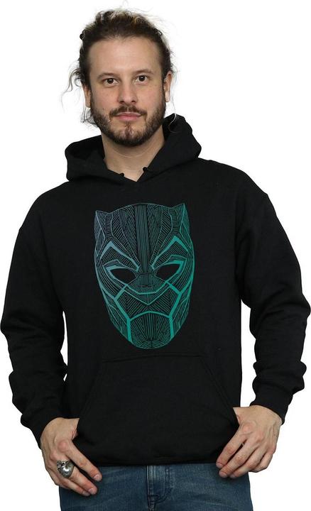 Produktbild Schwarzer Panther Stammesmaske Hoodie (XL)