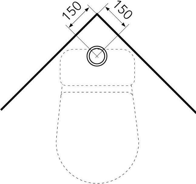 Image du produit Gustavsberg Toilet Nautic 1546 - S-trap, modèle haut, Hygienic Flush, White