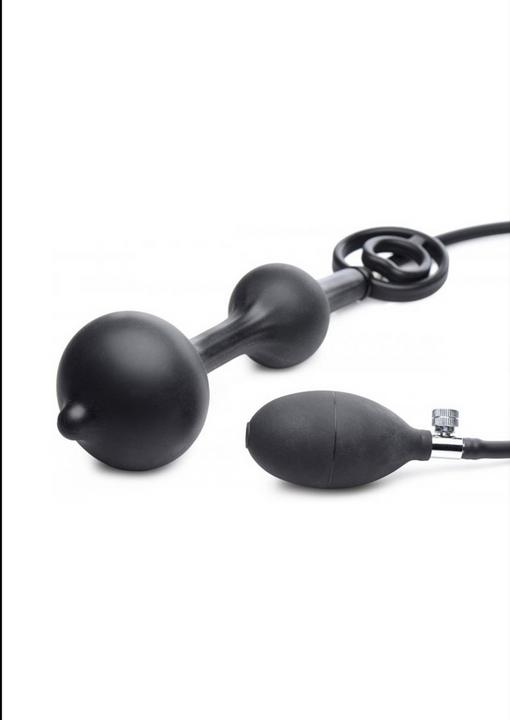 Produktbild Master Series Inflatable Silicone Anal Plug + Cock & Ball Ring