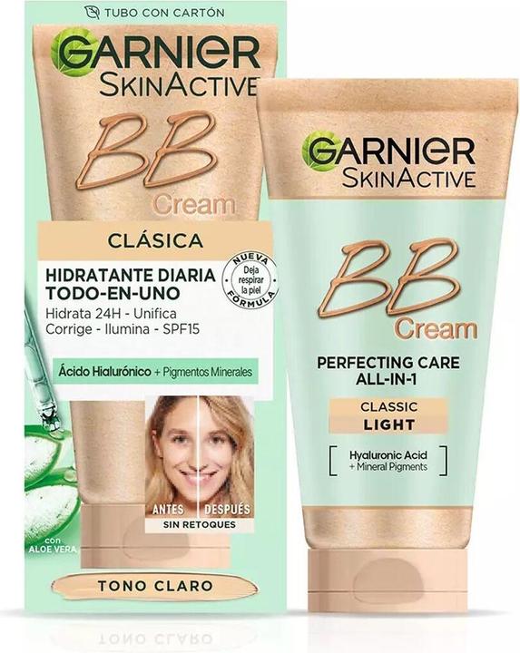 Actual product image Garnier SKIN NATURALS BB CREAM classic #light 50 ml (Clear)