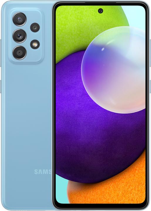 Samsung Galaxy A52 (128 GB, Blue, 6.50", Dual SIM, 64 Mpx, 4G)