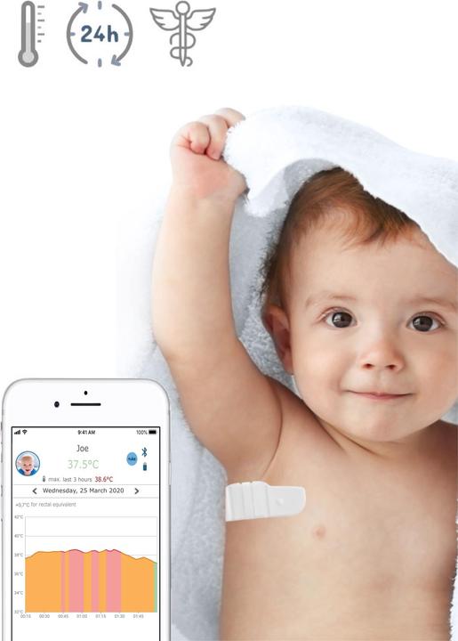 Image du produit Tucky portable intelligent (Aisselle, Bouche, Rectal)