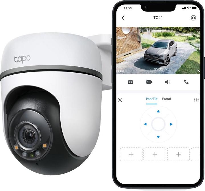 Image du produit TP-Link Caméra Wi-Fi de sécurité Pan/Tilt pour l'extérieurS (2304 x 1296 Pixels)