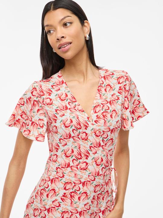 Produktbild Vila VILOVIE Kurzärmeliges Wickelkleid (44)