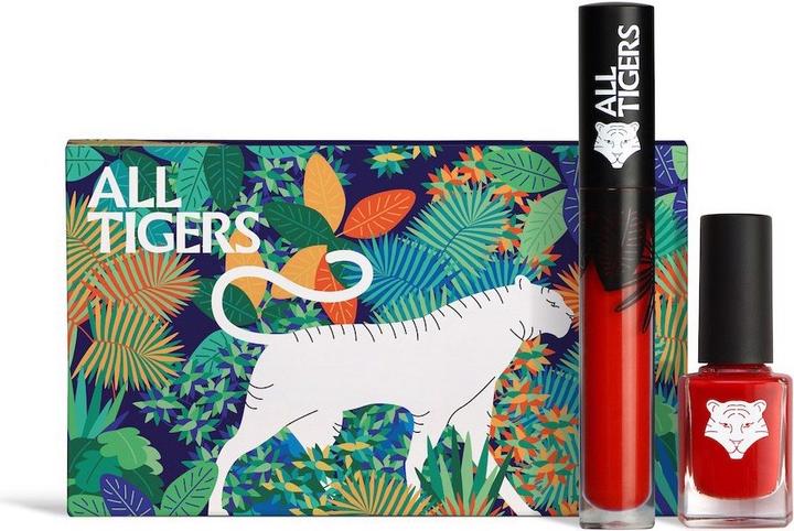 Image du produit All Tigers Coffret cadeau - DUO RED LIPSTICK 888 + NAIL LACQUER 298 Wild in Red