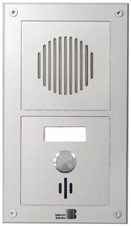 Immagine prodotto Telecom Behnke 2 moduli alluminio 210 x 76 120 mm Posto esterno Serie 20 1 pulsante di chiamata IP BT - TCP/IP