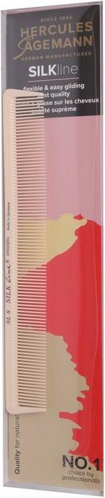 Actual product image Hercules Sägemann SL 8 7 1/2" fine hair cutting comb Silkline