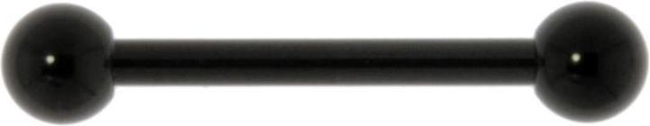 Produktbild Bijouteria Zungenpiercing (Chirurgenstahl 316L, PVD Beschichtung (schwarz))