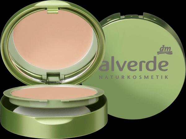Actual product image dm alverde Compact make-up 015 soft beige (015 soft beige)