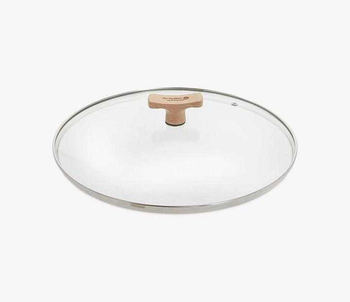 Produktbild de Buyer Glasdeckel mit Holzknopf Ø 28cm passend zu 8780 & 8788 (28 cm, Holz, Glas, Metall)