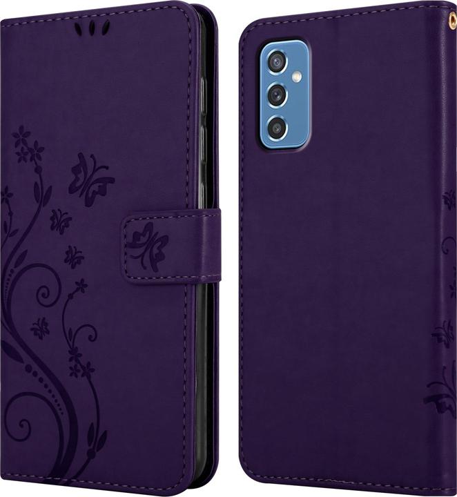 Actual product image Cadorabo Flower Book cover (Samsung Galaxy M52 5G)
