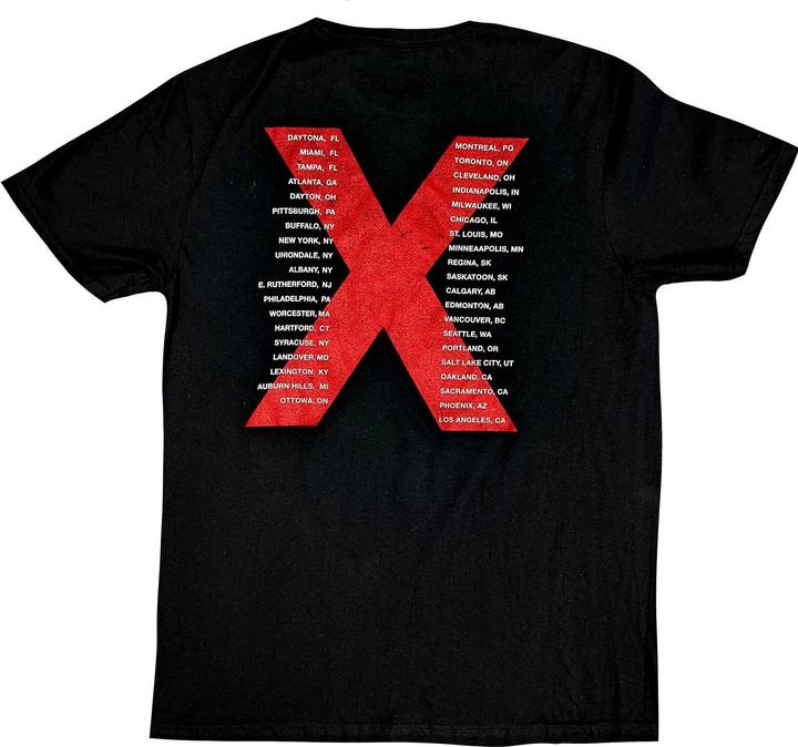 Image du produit INXS T-Shirt unisexe adulte imprimé au dos du US Tour (L)