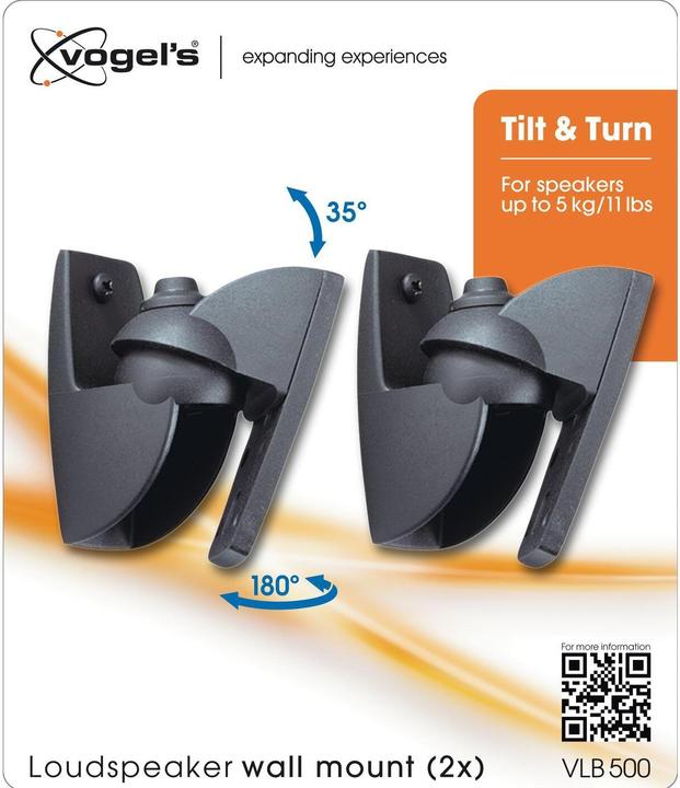 Productafbeelding Vogels Vlb 500 (1 paar, Wandmontage, Draaibaar)