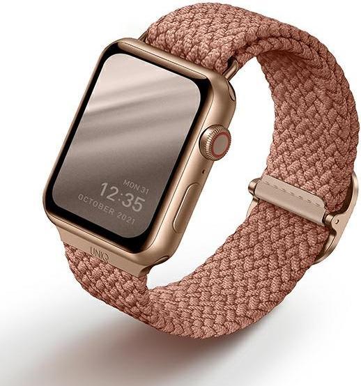 Immagine prodotto Uniq Bracciale Aspen Bracciale Apple Watch 40 38mm Rose Raisin (Alta qualità, Tessuto elastico realizzato con filati di poliestere)